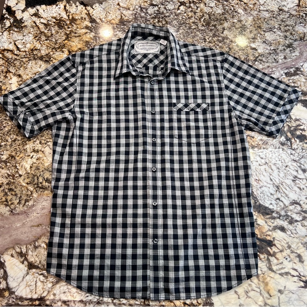 James Campbell Plaid Button Up